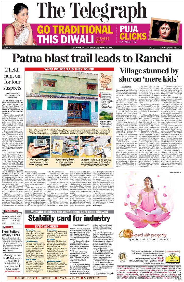 Telegraph_india-2013-10-29