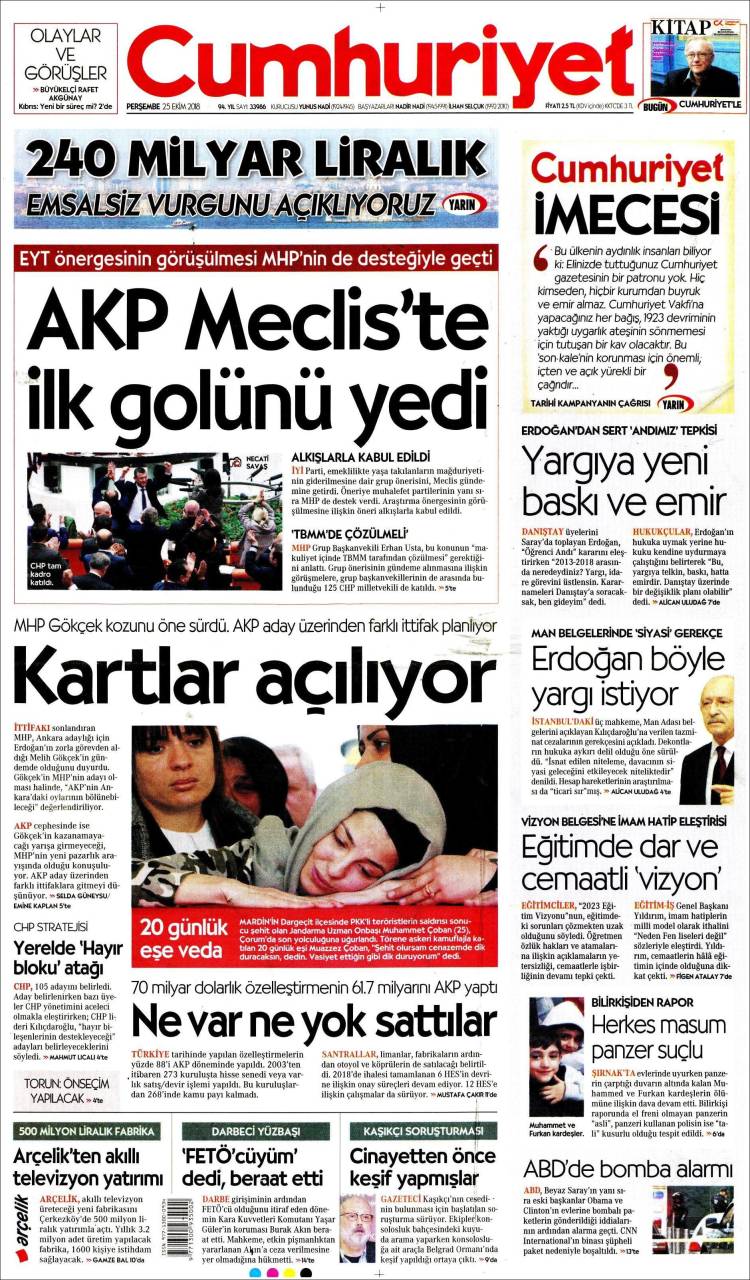 Cumhuriyet-2018-10-25